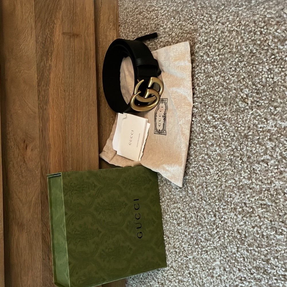 GUCCI - 2015 Re-edition Wide Leather Belt